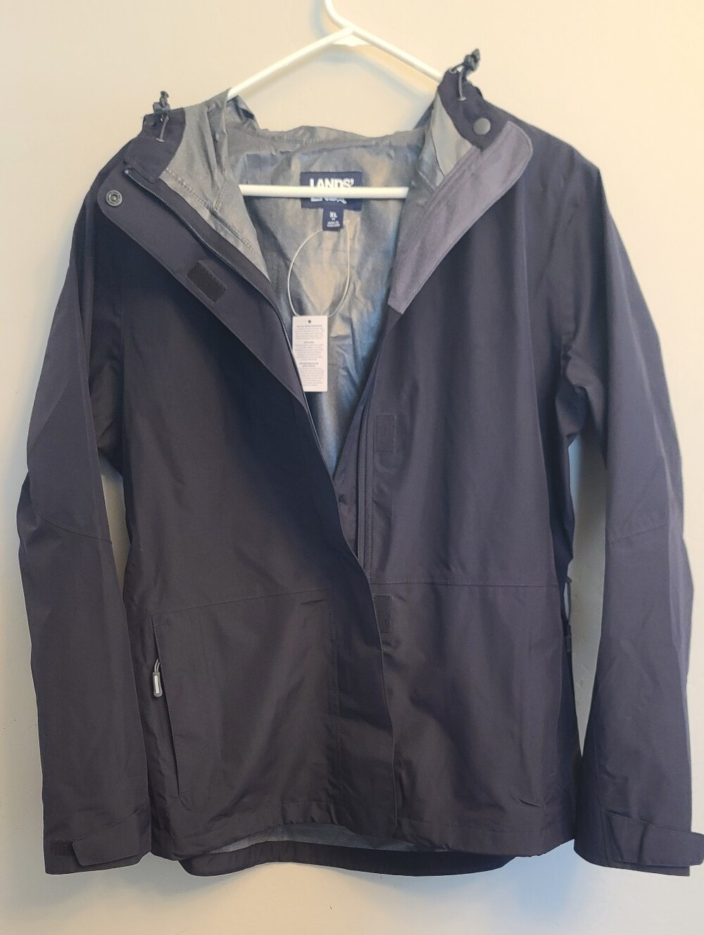 Lands' End Men's Mountain Parka Jacket XL True Navy NWT V3871 F4077